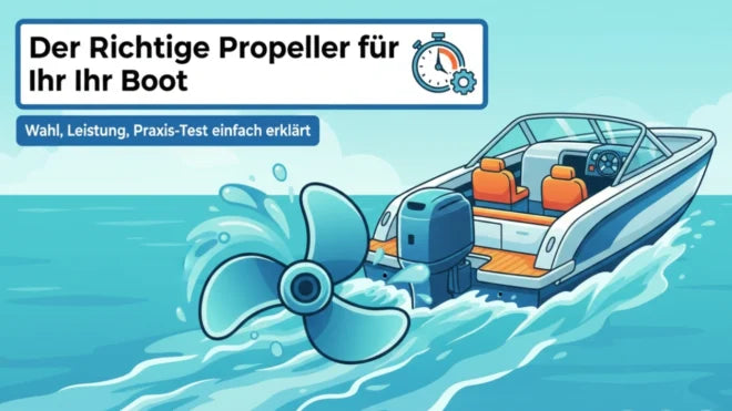Außenborder-Propeller richtig wählen: Mehr Leistung ohne Technik-Chaos