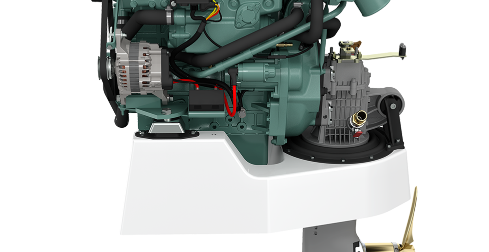 Volvo Penta D2-75 Einbaudiesel mit Saildrive