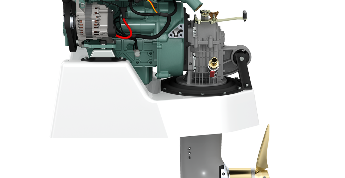 Volvo Penta D1-20 Einbaudiesel mit Saildrive