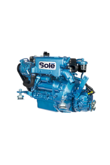 Solé Mini 29 Innenborder – 3-Zylinder-Dieselmotor mit 27 PS & TMC40L R=2.00:1 Wendegetriebe Innenborder
