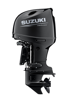 Suzuki DF140BT 140 PS Außenbordmotor, Seitenansicht, schwarz
