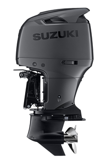 Suzuki DF250AUN Stealth Line KURO 250 PS Außenbordmotor, Seitenansicht, schwarz matt