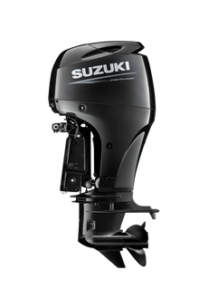 Suzuki DF80ATL 80 PS Außenbordmotor, Seitenansicht, schwarz