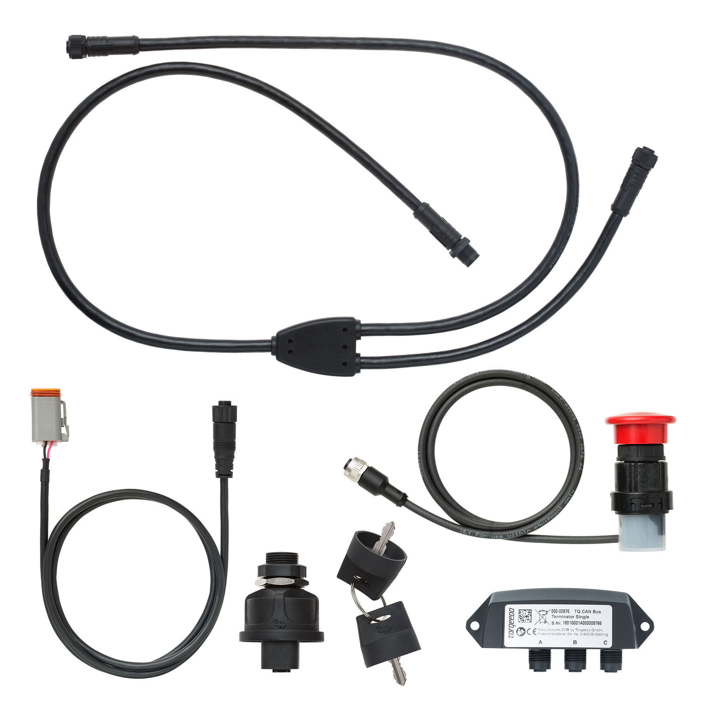 Torqeedo Gashebel Topmontage – Ansicht 3