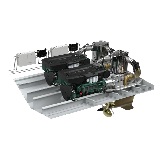 Volvo Penta D13-800 – D13 IMO III IPS – Ansicht 1
