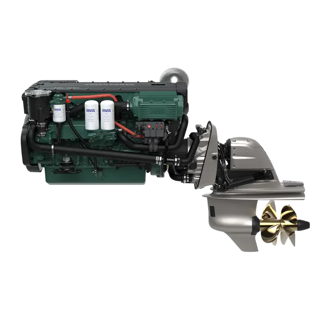 Volvo Penta D6-400 – D6 Aquamatic DPH – Ansicht 1