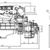 Solé SDZ 205 Turbo Schiffsdiesel mit TM200 Wendegetriebe R=3.60:1 – Bild 4