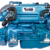 Solé SM-82 mit TM93 Getriebe R=2.77:1 – 82 PS Schiffsdiesel – Bild 2