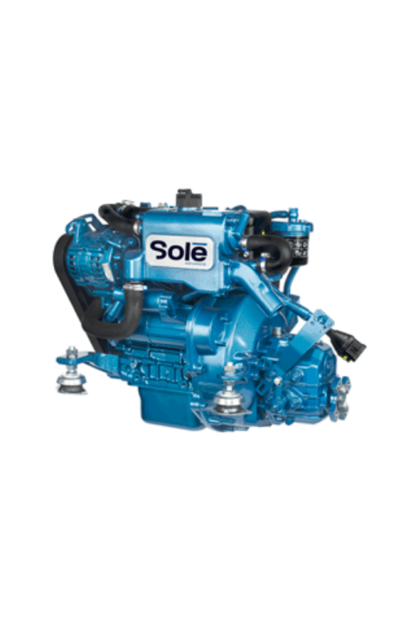 Solé Mini 17 Schiffsdiesel  2-Zylinder-Innenborder mit Technodrive TMC40L R=2.00:1