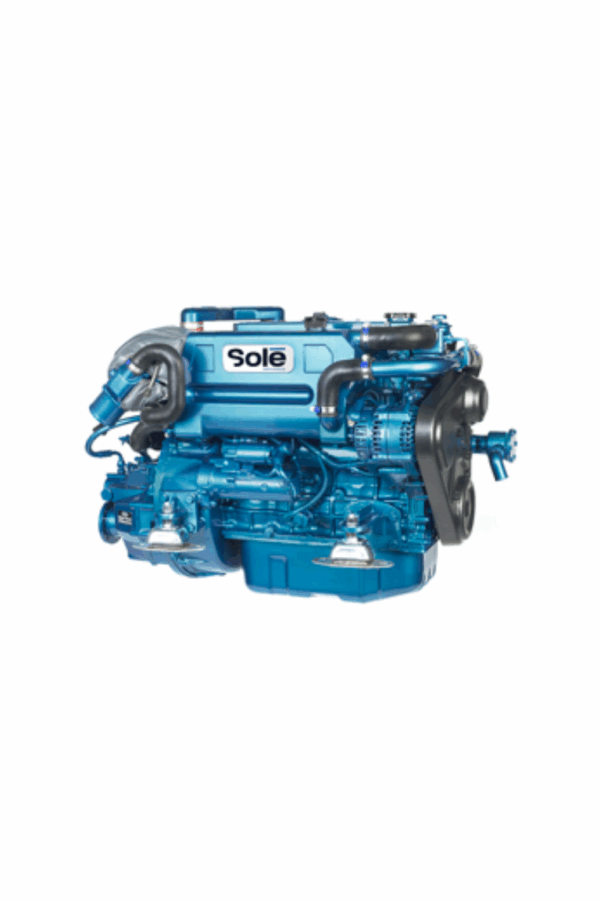 Solé SM-82 mit TM93 Getriebe R=2.77:1 – 82 PS Schiffsdiesel