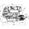 Solé Mini 55 Turbo – 52 PS Schiffsdiesel mit TM345 Wendegetriebe (2.47:1) – Bild 5